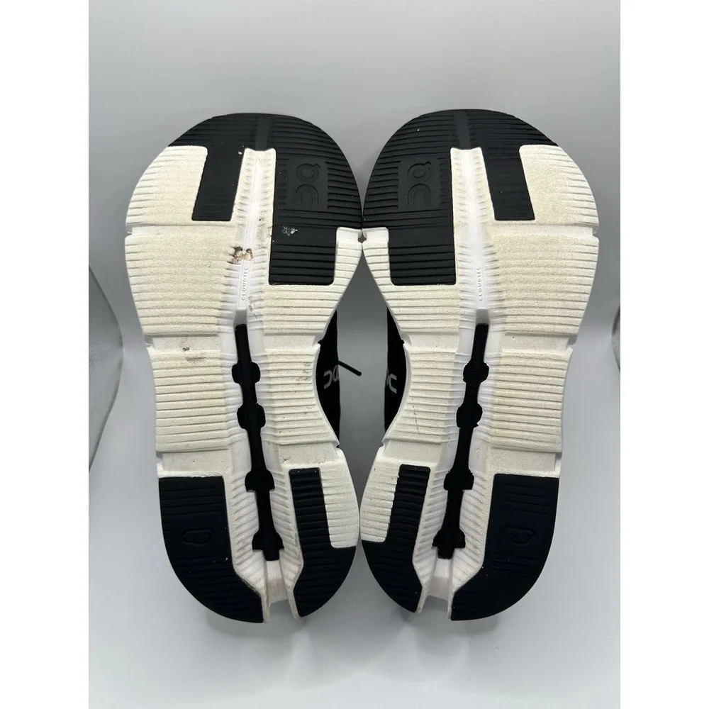 On Cloudnova Black And White Womens 7